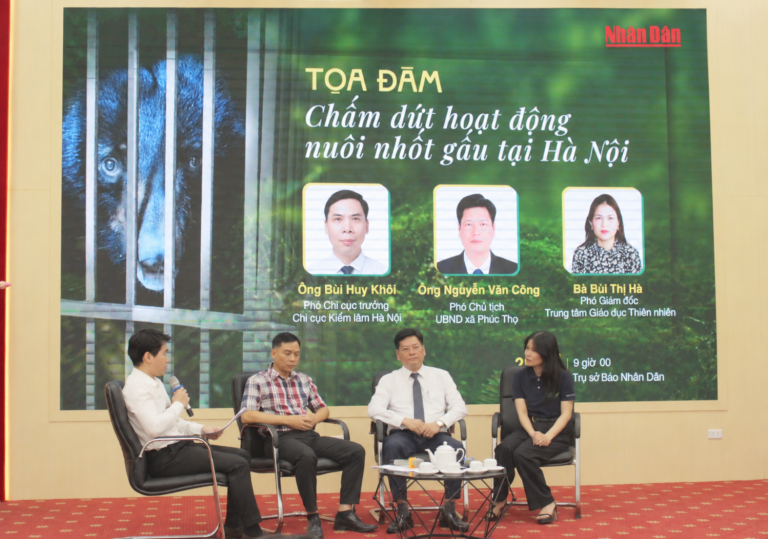 TỌA ĐÀM CHẤM DỨT NUÔI NHỐT GẤU TẠI HÀ NỘI: TỪ CAM KẾT ĐẾN HÀNH ĐỘNG 