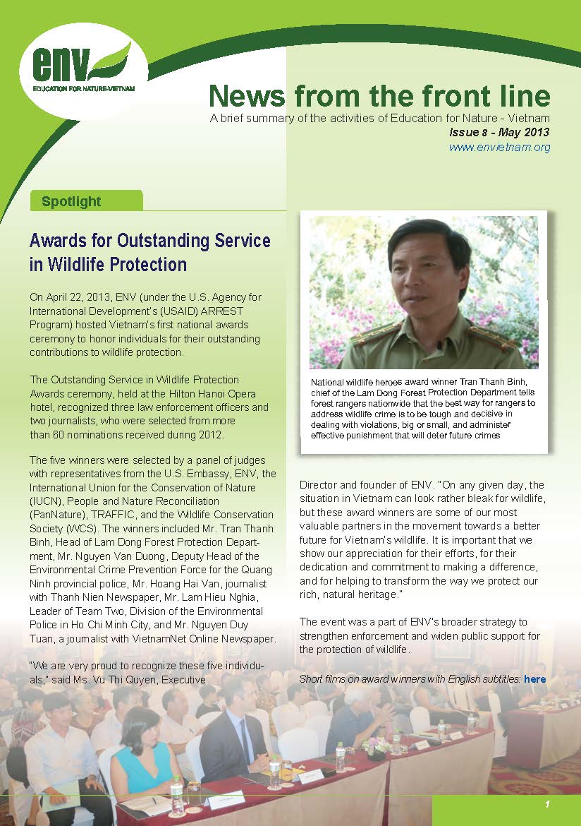 Bản tin tháng 5/2013