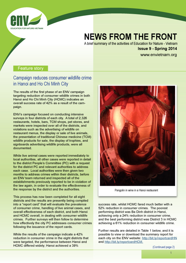 Bản tin Quý I/2014