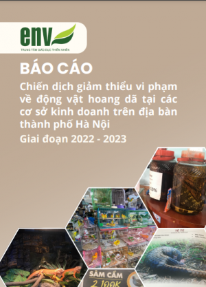Báo cáo chiến dịch giảm thiểu vi phạm về động vật hoang dã tại các cơ sở kinh doanh trên địa bàn thành phố Hà Nội