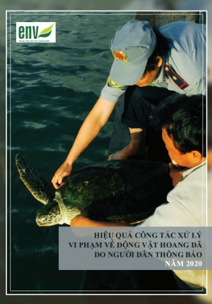 Hiệu quả công tác xử lý vi phạm về động vật hoang dã do người dân thông báo năm 2020
