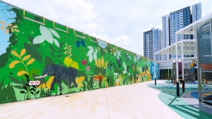 Tranh tường bảo vệ động vật hoang dã với công nghệ AR