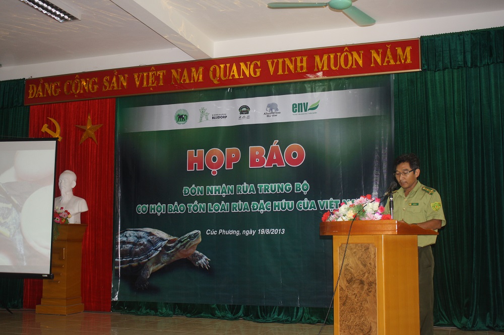 Ông Nguyễn Đại - Phó chi Cục trưởng Chi cục Kiểm lâm tỉnh Quảng Ngãi phát biểu