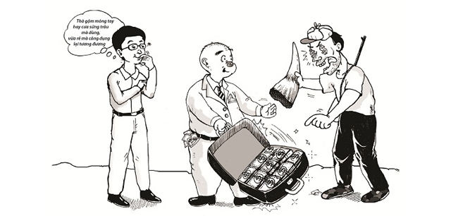 Hãy gặm móng tay của bạn thay vì sử dụng sừng tê giác! Hãy gặm móng tay của bạn thay vì sử dụng sừng tê giác!