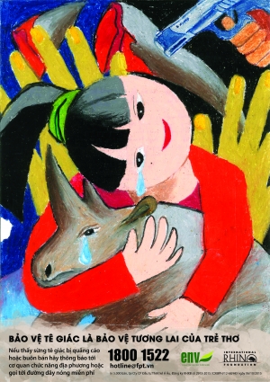 Poster Bảo vệ Tê giác 2017